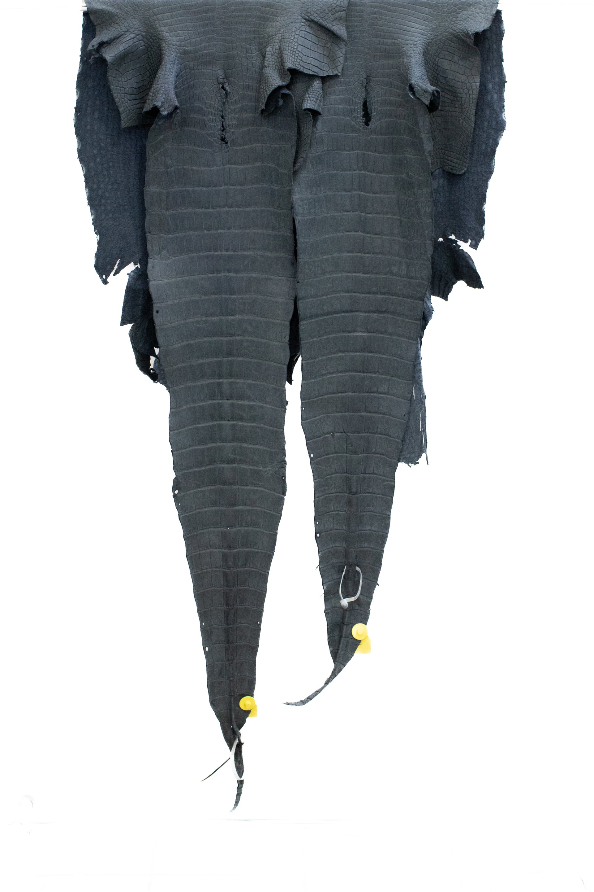 CLOSEOUT | 47 cm Grade 3/4 Serpentine Grey Napa American Alligator Leather
