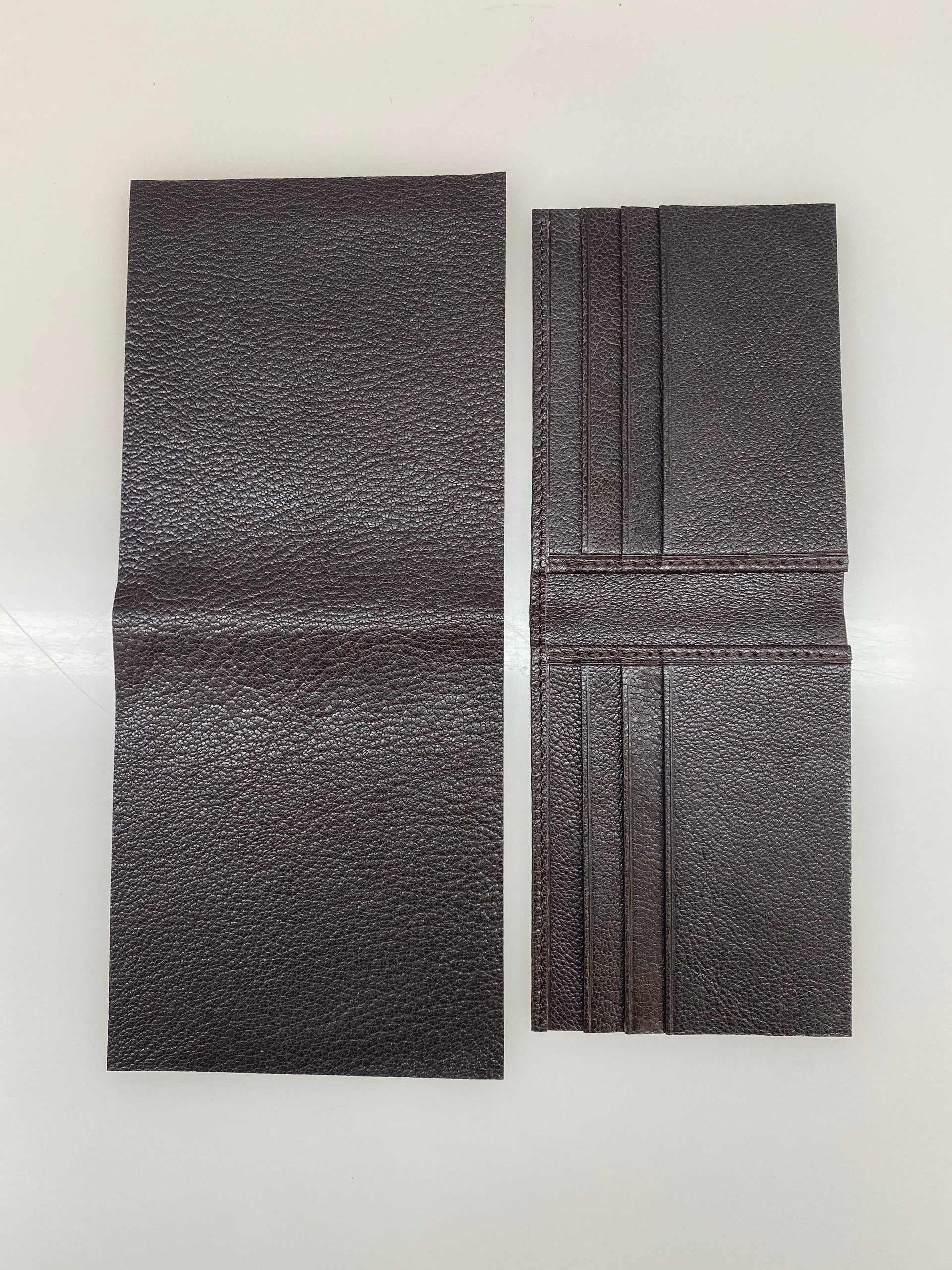 Full Grain Chèvre Leather Wallet Interiors and Precut / Skived Goat Backing